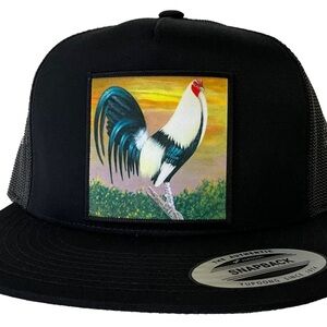 El gallo giro hat black mesh yupoong